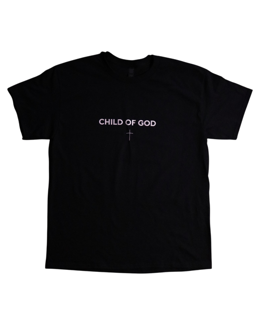 Child of God - John 1:12 Embroidered Cross Tee