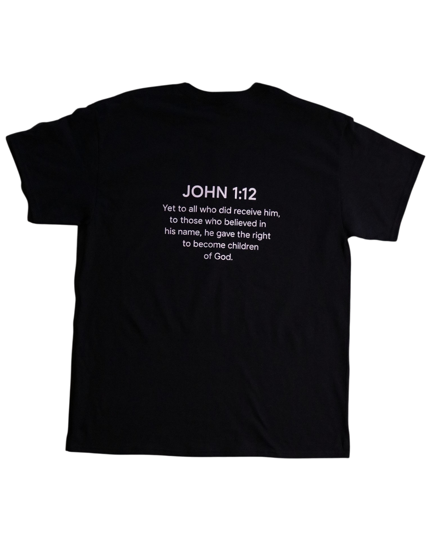 Child of God - John 1:12 Embroidered Cross Tee