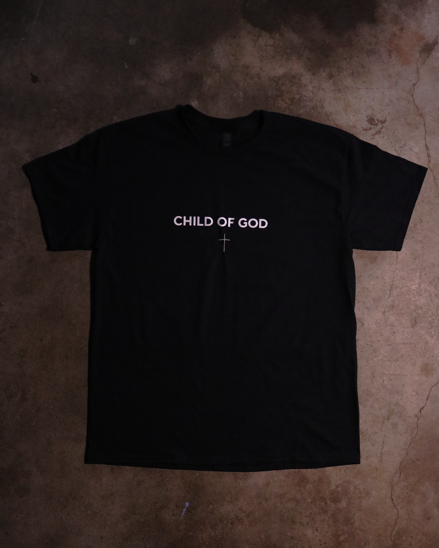 Child of God - John 1:12 Embroidered Cross Tee